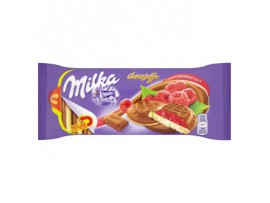 Milka ChocoJaffa печенье с малиновым желе в молочном шоколаде 147 г